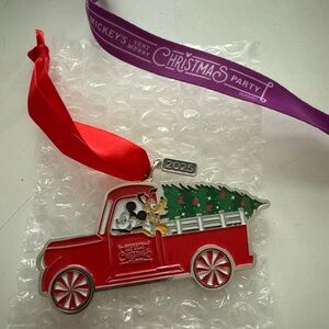 2025 Disney Parks Mickey’s Very Merry Christmas Party Pluto & Mickey Ornament